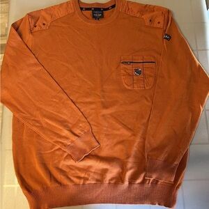 Sail Exp Orange Crewneck Sweater